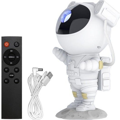 Astronaut Night Light with Remote Control Star Projector Galaxy Light, White