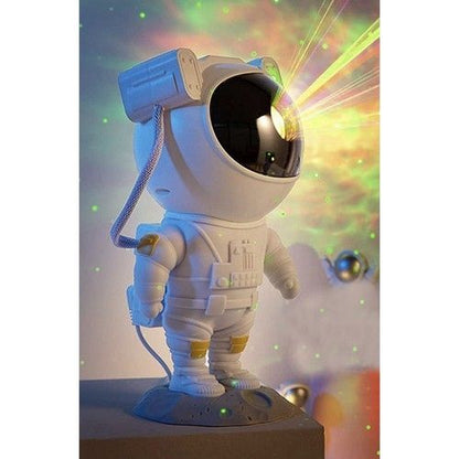 Astronaut Night Light with Remote Control Star Projector Galaxy Light, White