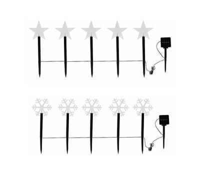 Christmas Solar Garden Light, Outdoor Waterproof Stake Light, Solar Powered Pathway Lights For Pathway, Lawn