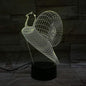 Night Light 3D Snail Night Light Led Touch Switch Decor Table Desk Optical Illusion Lamps 7 Color Changing Lights LED Bedside Desk Lamp