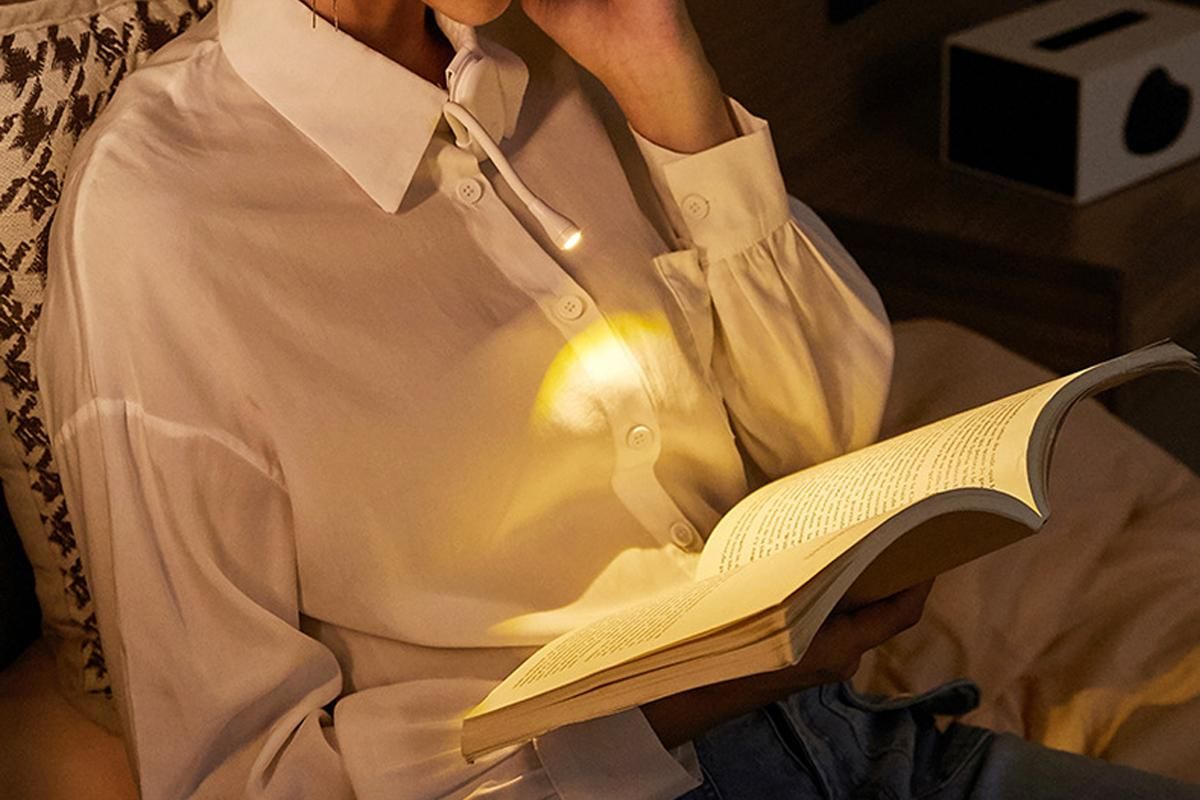 LED Rechargeable Reading Light Mini Clip Book Light