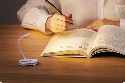 LED Rechargeable Reading Light Mini Clip Book Light