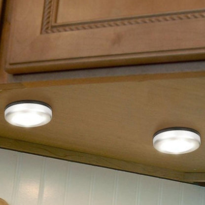 3Pcs Motion Sensor LED Lights Battery Operated Night Lights for Closet Cabinet Hallway Stair White Light