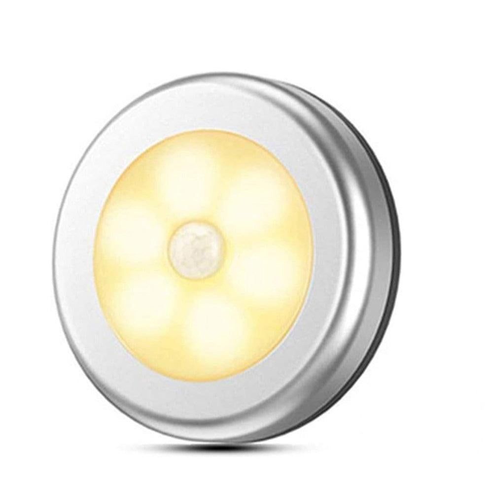 3Pcs Motion Sensor LED Lights Battery Operated Night Lights for Closet Cabinet Hallway Stair Warm White Light