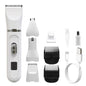 4-in-1 Pet Electric Clipper, Cat and Dog Hair Trimmer and Nail Grinder, Pet Grooming Supplies - White