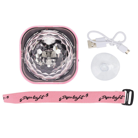 Colorful Wrist Ambient Light Ball Stage Bracelet Lamp RGB Wrist Light for Car KTV Wedding Pink Shell