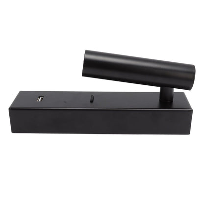 LED Wall Reading Light Simple Stylish Wall Mounted Light with Switch USB Port for Indoor Bedroom 100‑240V