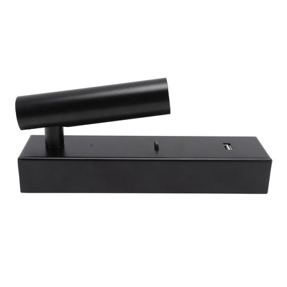 LED Wall Reading Light Simple Stylish Wall Mounted Light with Switch USB Port for Indoor Bedroom 100‑240V