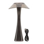 LED Table Lamp USB Charging Night Light 3 Lighting Mode with Touch Sensor for Home Room Smoky Grey
