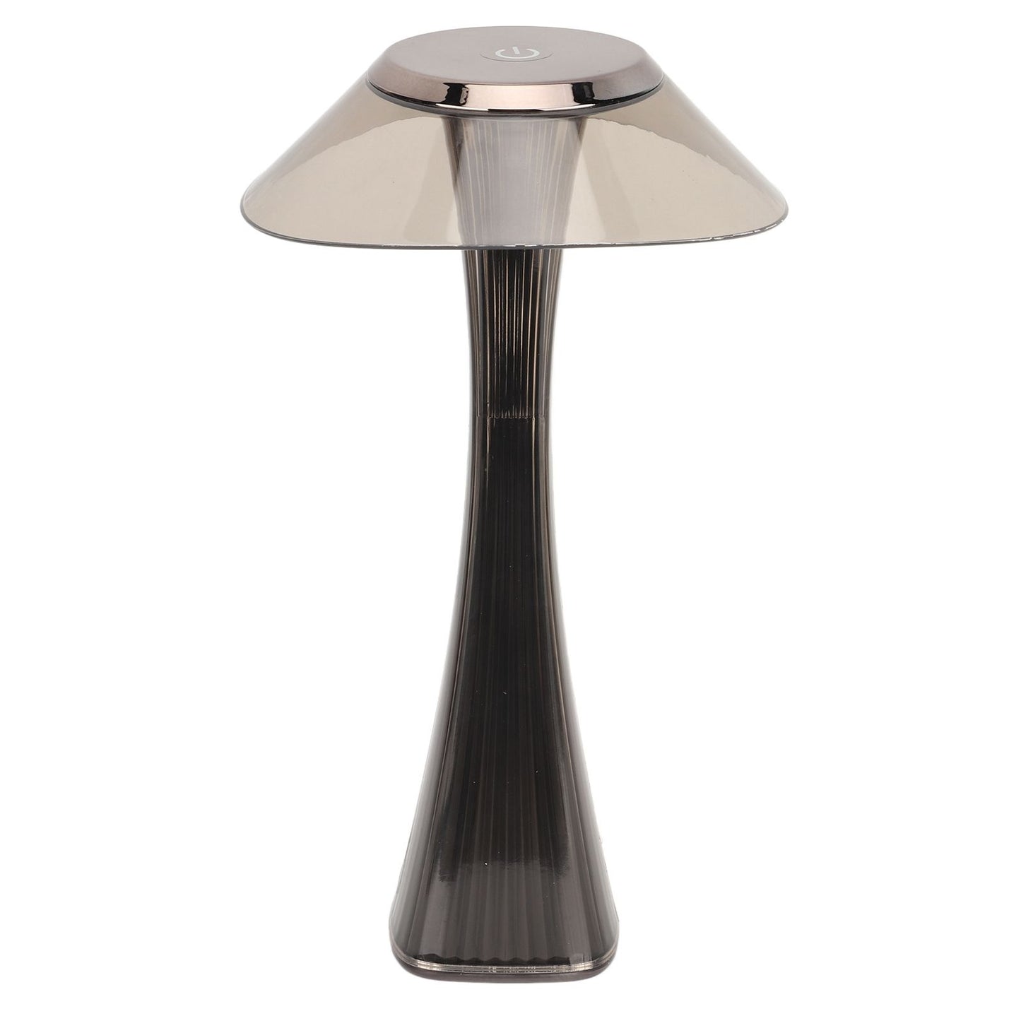 LED Table Lamp USB Charging Night Light 3 Lighting Mode with Touch Sensor for Home Room Smoky Grey