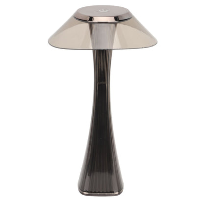 LED Table Lamp USB Charging Night Light 3 Lighting Mode with Touch Sensor for Home Room Smoky Grey