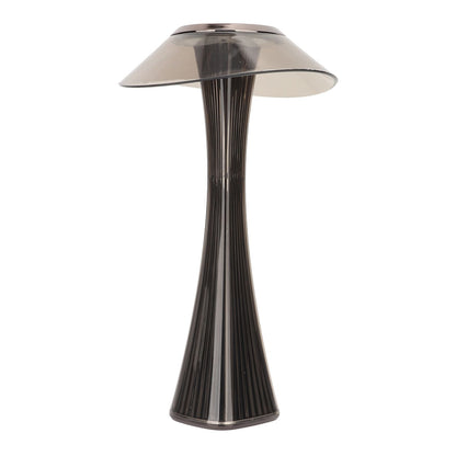 LED Table Lamp USB Charging Night Light 3 Lighting Mode with Touch Sensor for Home Room Smoky Grey
