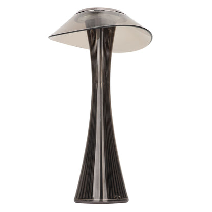 LED Table Lamp USB Charging Night Light 3 Lighting Mode with Touch Sensor for Home Room Smoky Grey