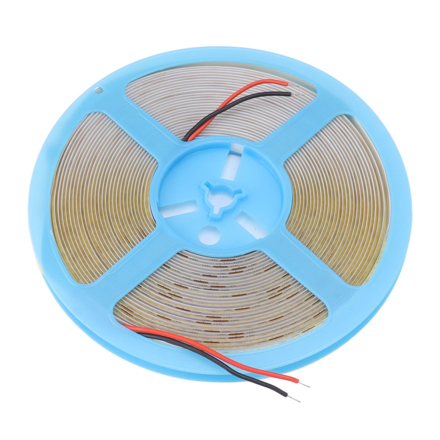 COB LED Strip Light 320LEDs 110lm Adhesive Uniform Natrual Flexible Tape Light for Indoor Home Cabinet 24V 32.8ft 4000K Neutral Light