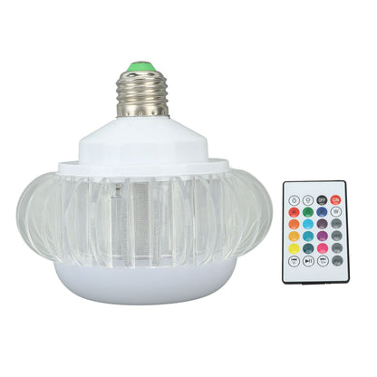 Smart LED Light Bulb Wireless Bluetooth Light Bulb Speaker E26 E27 RGB Color Changing Light Bulb With 24 Keys Remote Control
