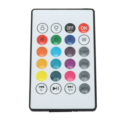 Smart LED Light Bulb Wireless Bluetooth Light Bulb Speaker E26 E27 RGB Color Changing Light Bulb With 24 Keys Remote Control