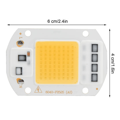 AC220V High Voltage COB Light Source Wide Lighting Area High Light Effect Brightness LED Lamp BeadsWarm Light