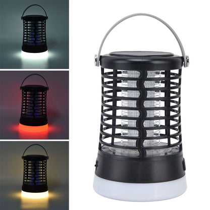 Electric Mosquito Light USB Charging Mosquito Trap Lamp with 3 Light Colors for Bedroom Kitchen Office Garden