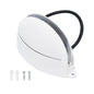 Window Sill Lamp 180° Luminous Semicircular LED Wall Light for Hallway Corridor Living Room AC85‑265V Warm Light
