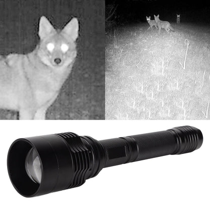 IR Flashlight Telescopic Focusing Infrared Flashlight 850nm LED Night Vision Monitoring Light Source Fill Light Flashlight