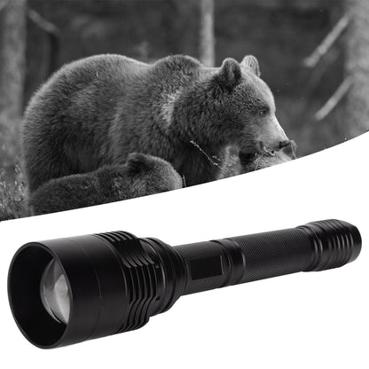 IR Flashlight Telescopic Focusing Infrared Flashlight 850nm LED Night Vision Monitoring Light Source Fill Light Flashlight