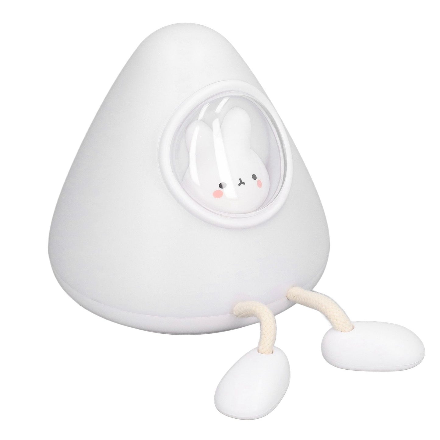 Kids Night Light Space Capsule Design Cute Soft Warm Light Dual Mode Easy Control Baby Night Light for Bedroom Office Bunny