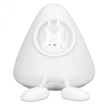 Kids Night Light Space Capsule Design Cute Soft Warm Light Dual Mode Easy Control Baby Night Light for Bedroom Office Bunny