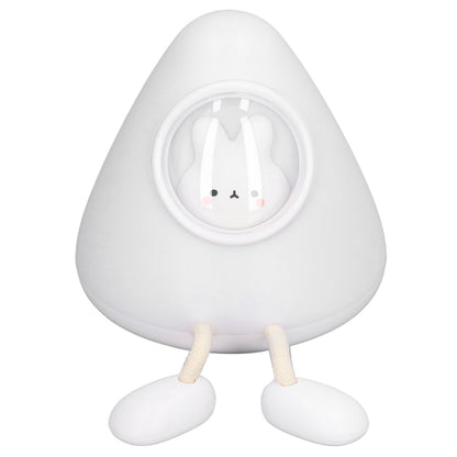 Kids Night Light Space Capsule Design Cute Soft Warm Light Dual Mode Easy Control Baby Night Light for Bedroom Office Bunny
