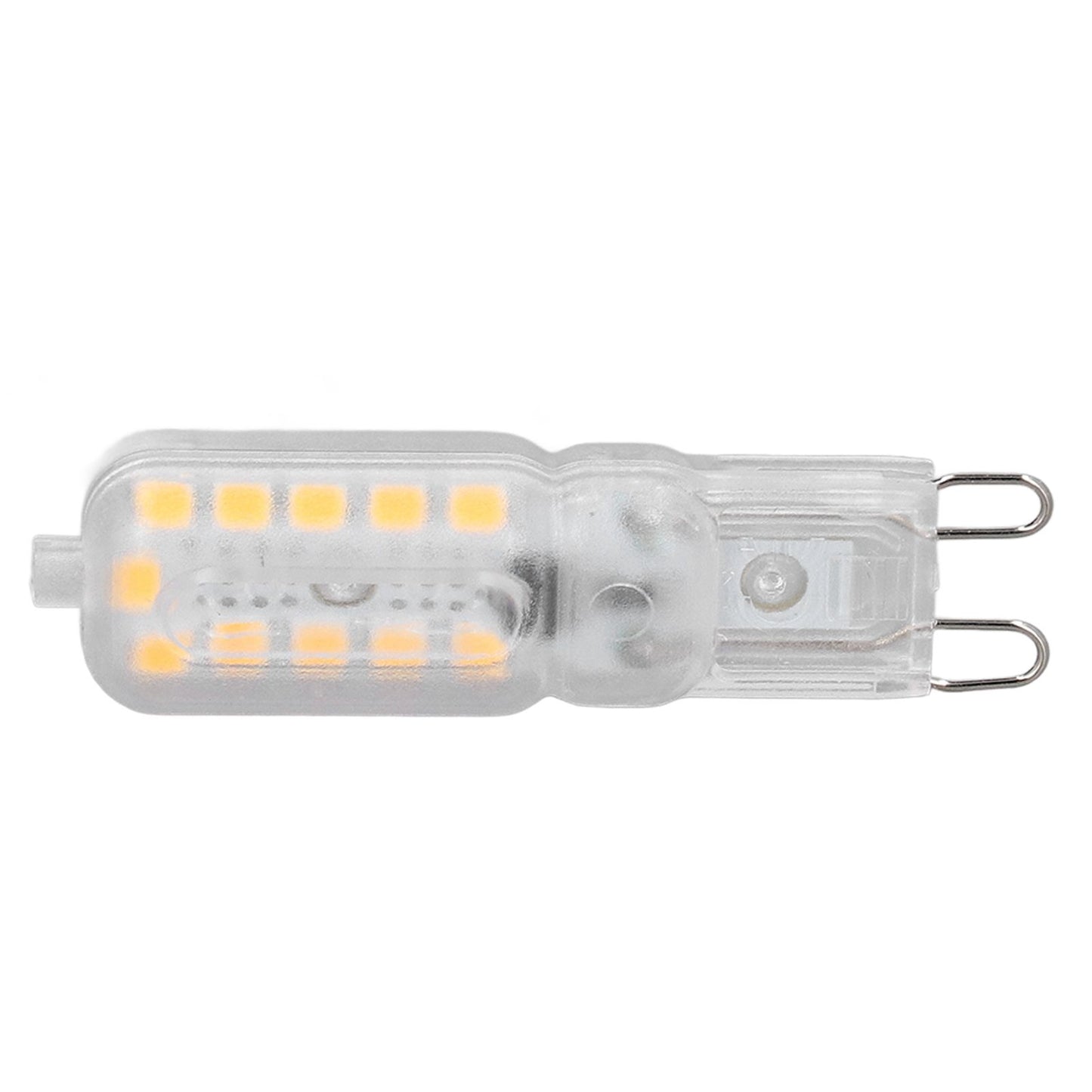 6pcs G9 LED Bulb 5W Transparent Cover 22LED Dimmable G9 Light Bulb for Ceiling Light Wall Light Table Light Warm White 220-240V