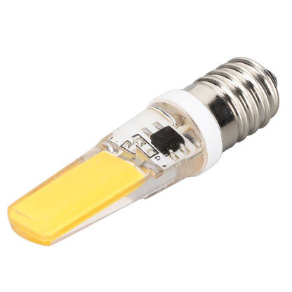 6PCS E14 COB Lamp Bulb Mini 360 Degree Lighting Heat Sinking Silicone Anti Glare for Chandelier Ceiling Light Warm White Light 3000K