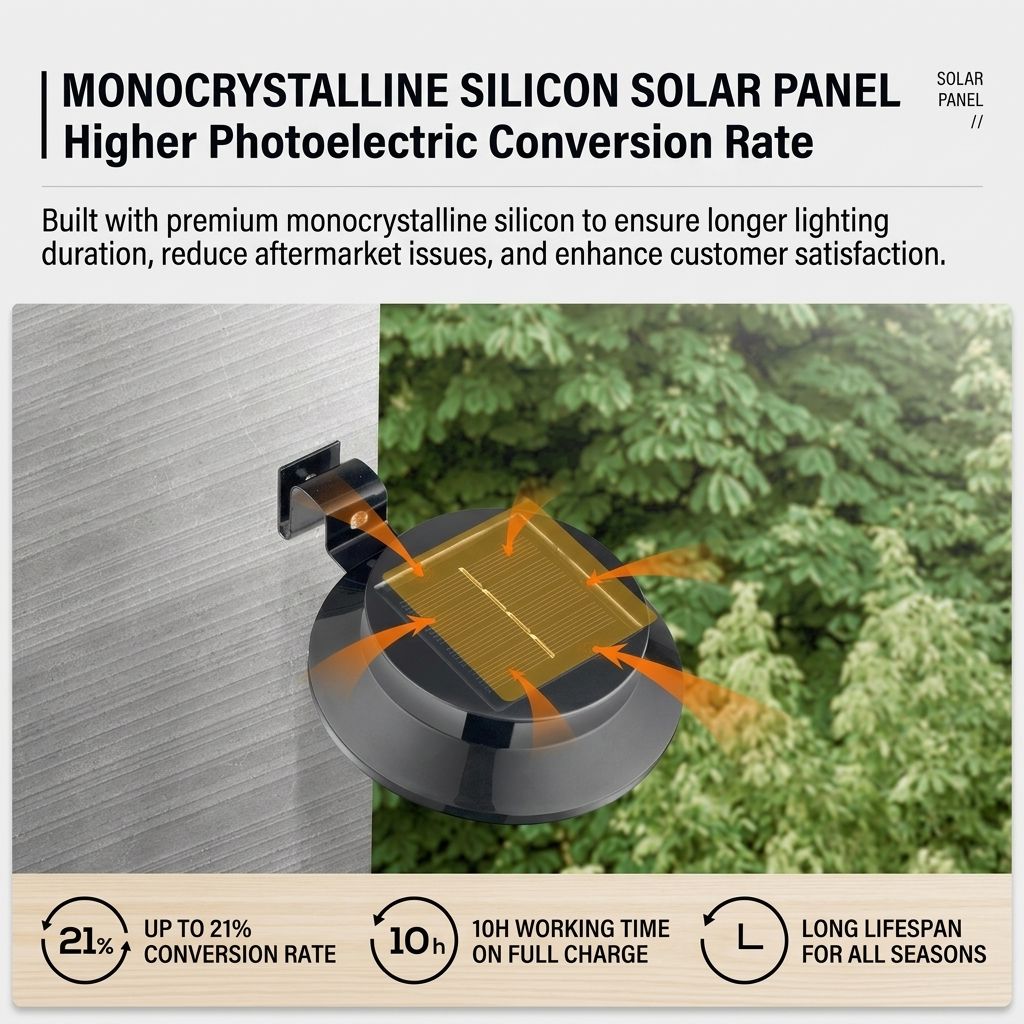 Solar Powered Smart Wall Light with Auto Dusk-to-Dawn Sensor, IP65 Waterproof Fence & Garden Accent Lighting, Available in 3000K Warm White or 6000K Cool White, Ideal for Patio, Pathway, and Courtyard Ambient Glow (16PCS, Black Housing‑Warm White Light)