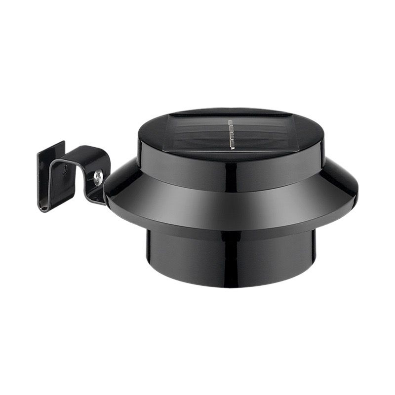 Solar Powered Smart Wall Light with Auto Dusk-to-Dawn Sensor, IP65 Waterproof Fence & Garden Accent Lighting, Available in 3000K Warm White or 6000K Cool White, Ideal for Patio, Pathway, and Courtyard Ambient Glow (16PCS, Black Housing‑Warm White Light)