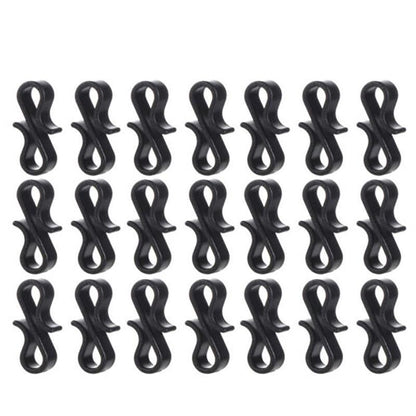 50PCS Led Fairy Lights Gutter Hooks Heavy Duty Clips Party Led Fairy Light - White