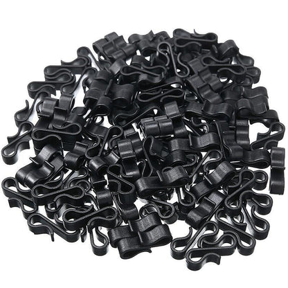 50PCS Led Fairy Lights Gutter Hooks Heavy Duty Clips Party Led Fairy Light - White