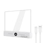 White LED Flat Panel Reading Light with 99m Timer 3 Color Modes Stepless Dimming Rechargeable Eye Protection Book Light for Bedside Dormitory Local Standard