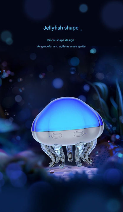 Jellyfish Ocean Wave Projector Night Light - USB Powered , 2 Timer Settings, Dual Mode Projection and Night Light, Romantic Bedroom Decor, Kids Gift