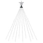 Jingle Jollys 2.5M Christmas Lights Waterfall String Light 300 LED Star Topper